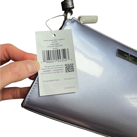 Kate Spade Kenzie patent fabric NWT - Picture 6 of 10